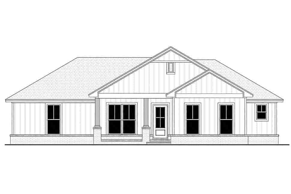 Country, Craftsman, Farmhouse, Traditional House Plan 56708 with 3 Beds, 2 Baths, 2 Car Garage Picture 3