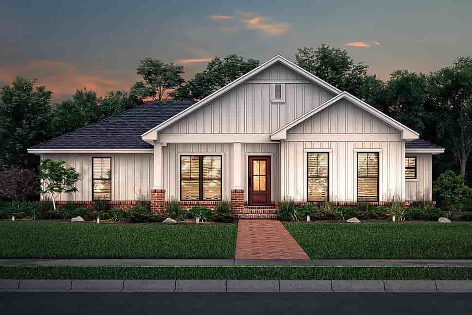 Country, Craftsman, Farmhouse, Traditional House Plan 56708 with 3 Beds, 2 Baths, 2 Car Garage Picture 4