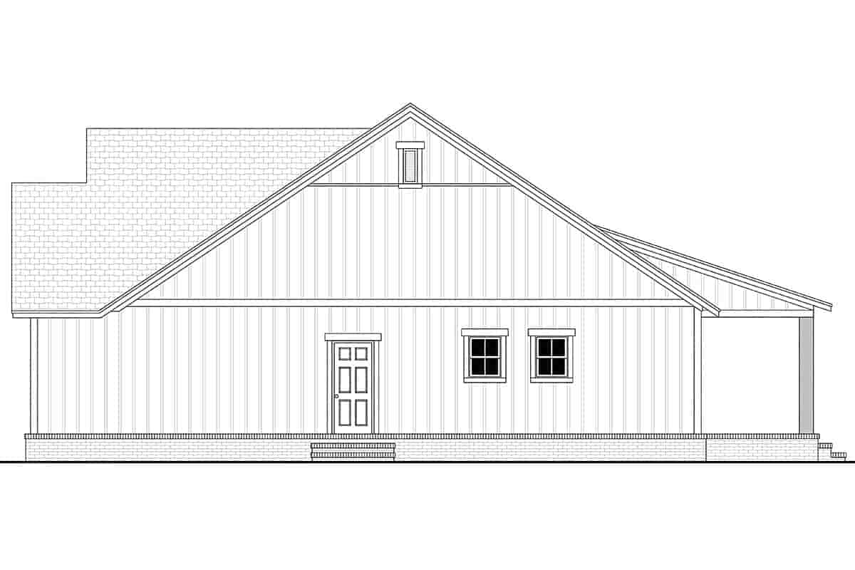 Country, Farmhouse, Southern, Traditional House Plan 56712 with 3 Beds, 2 Baths, 2 Car Garage Picture 1