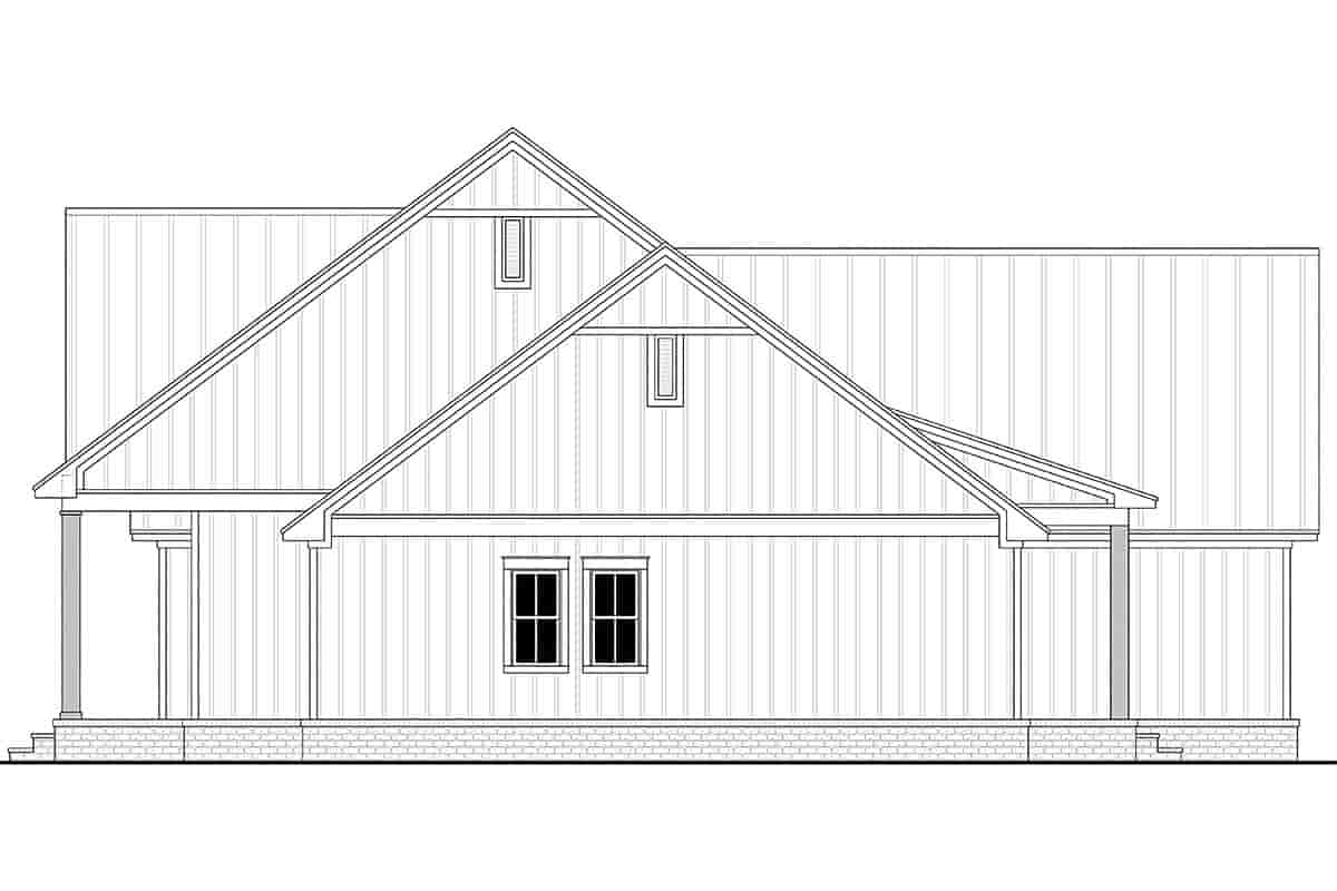 Country, Craftsman, Farmhouse, Southern, Traditional House Plan 56713 with 3 Beds, 3 Baths, 2 Car Garage Picture 1