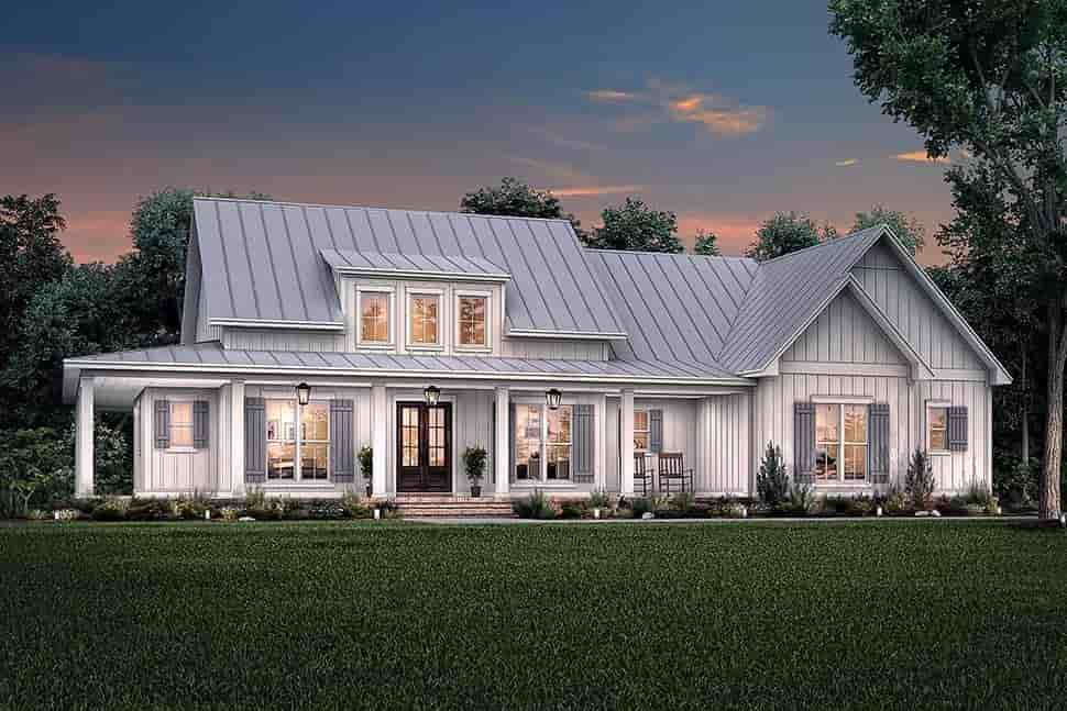 Country, Craftsman, Farmhouse House Plan 56717 with 3 Beds, 3 Baths, 2 Car Garage Picture 4