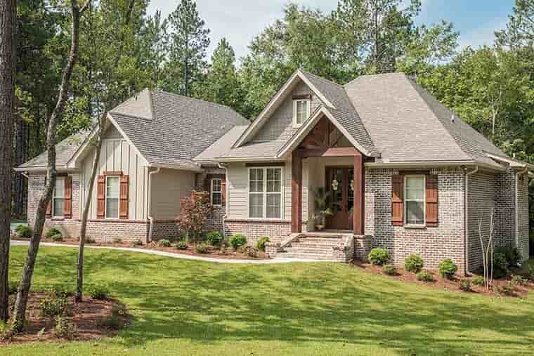 Country, Craftsman, Traditional House Plan 56903 with 3 Beds, 2 Baths, 2 Car Garage Picture 1