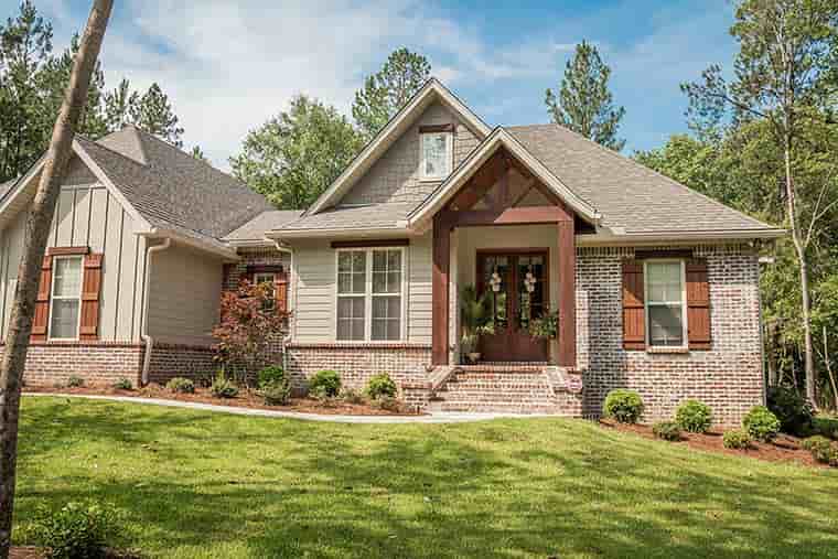 Country, Craftsman, Traditional House Plan 56903 with 3 Beds, 2 Baths, 2 Car Garage Picture 2
