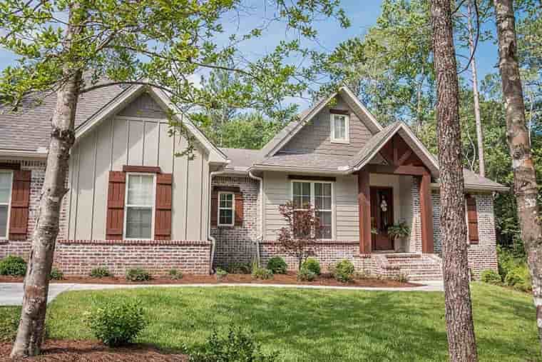 Country, Craftsman, Traditional House Plan 56903 with 3 Beds, 2 Baths, 2 Car Garage Picture 3
