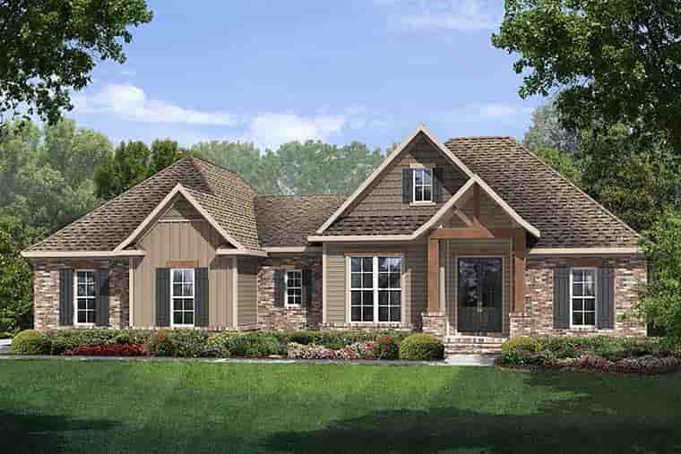 Country, Craftsman, Traditional House Plan 56903 with 3 Beds, 2 Baths, 2 Car Garage Picture 5