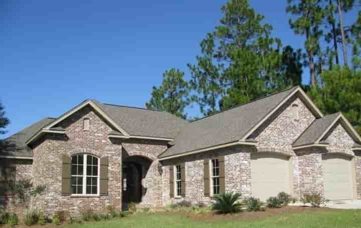 Country, French Country House Plan 56904 with 3 Beds, 3 Baths, 2 Car Garage Picture 1