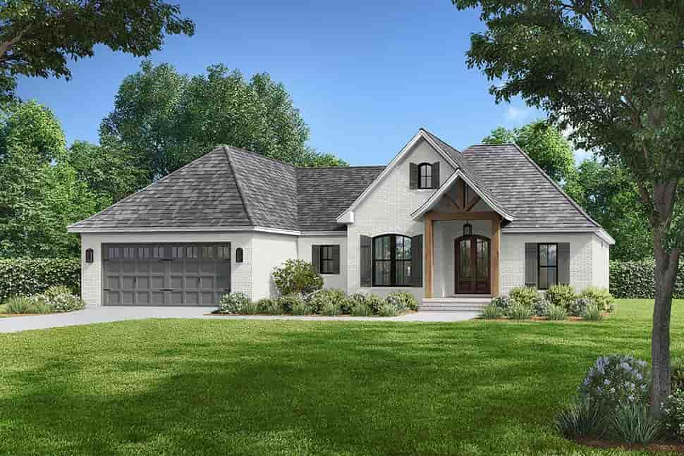 French Country, Traditional House Plan 56906 with 3 Beds, 2 Baths, 2 Car Garage Picture 37