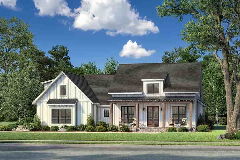 Acadian, Country, Craftsman, Farmhouse House Plan 56912 with 3 Beds, 2 Baths, 2 Car Garage Picture 24