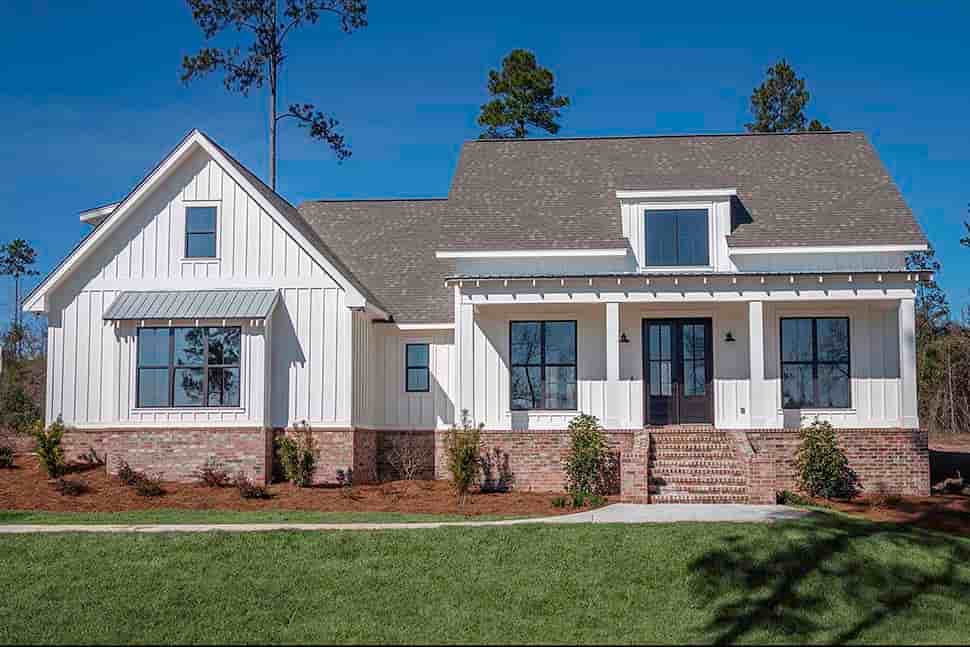 Country, Craftsman, Farmhouse House Plan 56912 with 3 Beds, 2 Baths, 2 Car Garage Picture 3