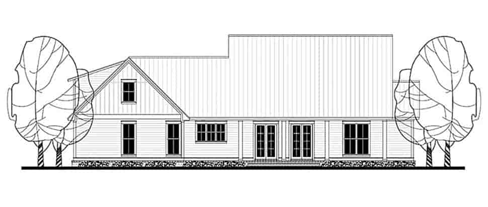 Country, Farmhouse, Southern, Traditional House Plan 56916 with 3 Beds, 3 Baths, 2 Car Garage Picture 37
