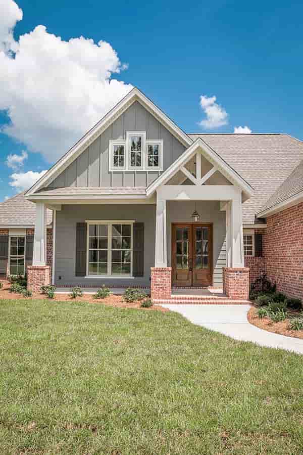Country, Craftsman, Traditional House Plan 56917 with 4 Beds, 3 Baths, 2 Car Garage Picture 2