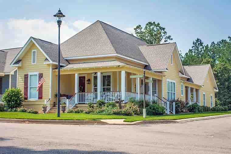 Cottage, Country, Craftsman House Plan 56997 with 3 Beds, 3 Baths, 2 Car Garage Picture 1
