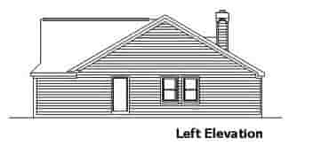 Country, One-Story, Ranch House Plan 57517 with 3 Beds, 2 Baths, 2 Car Garage Picture 1