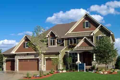 Cottage, European House Plan 57551 with 4 Beds, 4 Baths, 4 Car Garage Picture 12