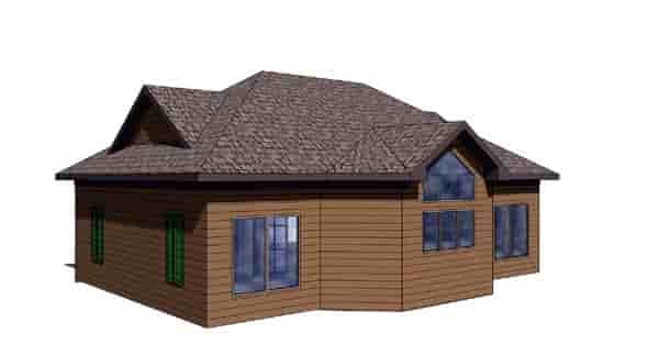 Cottage, Craftsman House Plan 57800 with 1 Beds, 1 Baths Picture 1