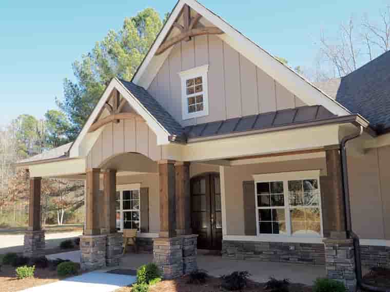 Craftsman House Plan 58254 with 4 Beds, 3 Baths, 2 Car Garage Picture 7