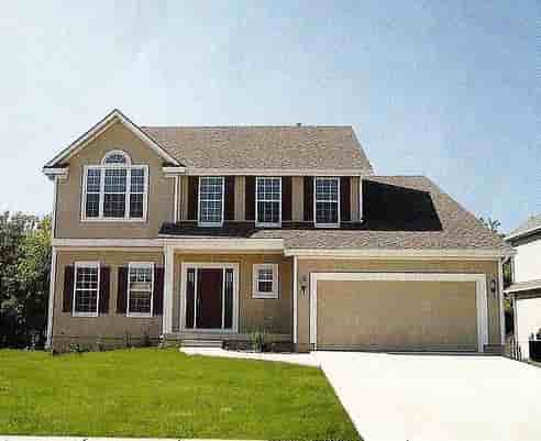 House Plan 58484 with 5 Beds, 3 Baths, 2 Car Garage Picture 1