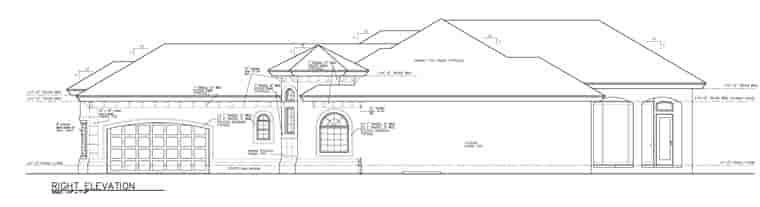 Florida House Plan 58918 with 3 Beds, 4 Baths, 2 Car Garage Picture 2