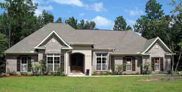 European, French Country, Traditional House Plan 59117 with 3 Beds, 3 Baths, 2 Car Garage Picture 1