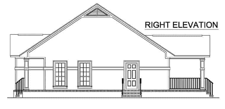 Country, European, Southern, Traditional House Plan 59118 with 2 Beds, 2 Baths Picture 2