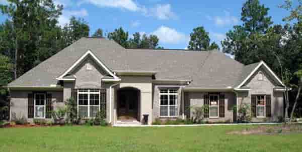 European, French Country, Traditional House Plan 59143 with 3 Beds, 3 Baths, 2 Car Garage Picture 1