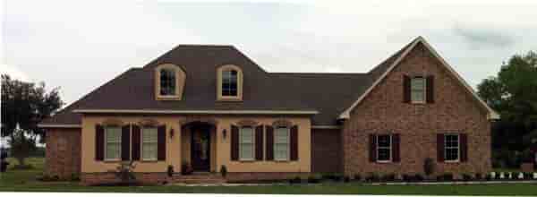 Country, European, French Country, Southern House Plan 59169 with 3 Beds, 3 Baths, 2 Car Garage Picture 1