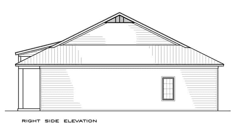Cottage, Florida, Southern House Plan 59331 with 2 Beds, 2 Baths Picture 2