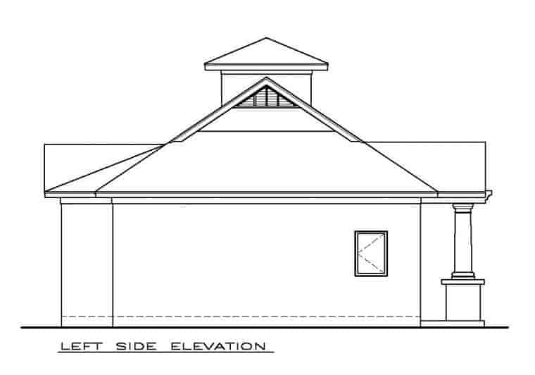 Cottage, Craftsman House Plan 59348 with 1 Beds, 1 Baths Picture 1