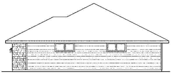 Bungalow, Florida, Ranch House Plan 59421 with 3 Beds, 3 Baths, 4 Car Garage Picture 1