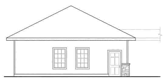 Ranch, Traditional 3 Car Garage Plan 59447 Picture 1