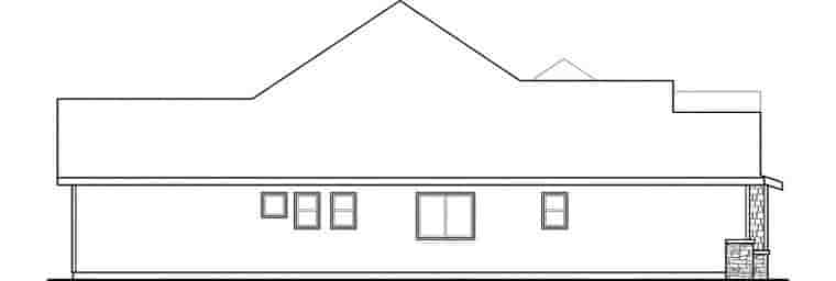 Cottage, Craftsman House Plan 59488 with 3 Beds, 3 Baths, 3 Car Garage Picture 1