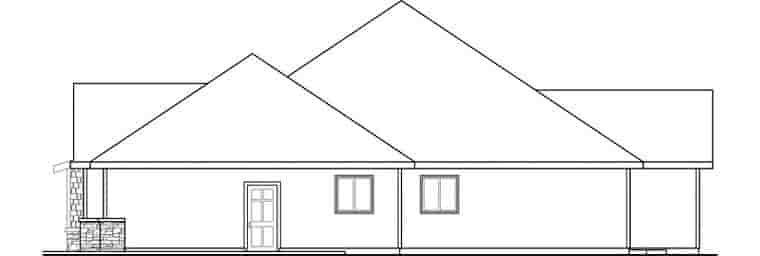 Cottage, Craftsman House Plan 59488 with 3 Beds, 3 Baths, 3 Car Garage Picture 2