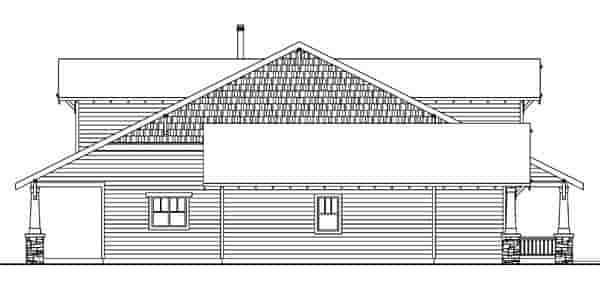 Bungalow, Cabin, Cottage, Country, Craftsman House Plan 59702 with 3 Beds, 3 Baths, 2 Car Garage Picture 1