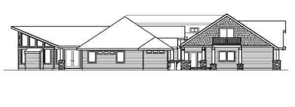 Craftsman, Southwest House Plan 59758 with 4 Beds, 5 Baths, 3 Car Garage Picture 1