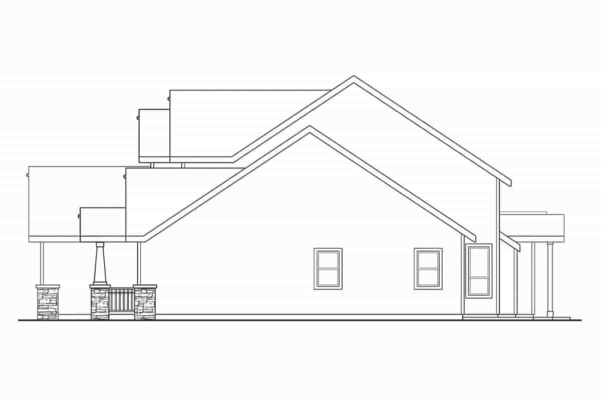 Cottage, Craftsman, European House Plan 59793 with 4 Beds, 4 Baths, 3 Car Garage Picture 1