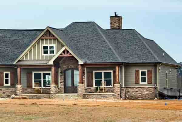 Cottage, Country, Craftsman House Plan 60028 with 4 Beds, 4 Baths, 3 Car Garage Picture 1