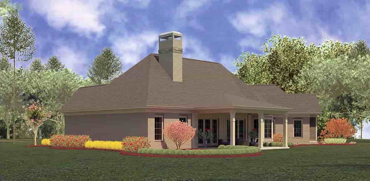 Craftsman, Ranch House Plan 60084 with 4 Beds, 4 Baths, 3 Car Garage Picture 1