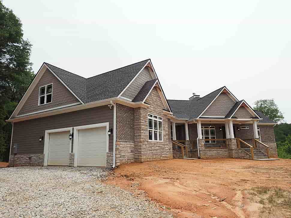 Craftsman, Traditional House Plan 60086 with 3 Beds, 4 Baths, 2 Car Garage Picture 4
