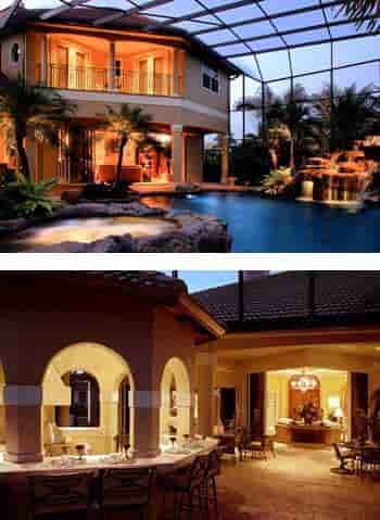 Florida, Mediterranean House Plan 60445 with 5 Beds, 6 Baths, 2 Car Garage Picture 1