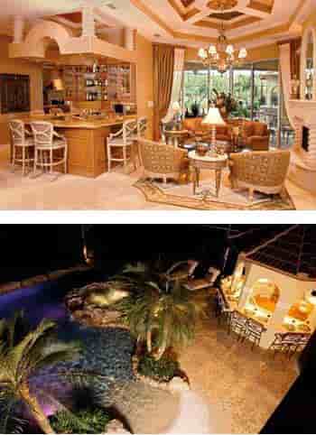 Florida, Mediterranean House Plan 60445 with 5 Beds, 6 Baths, 2 Car Garage Picture 2