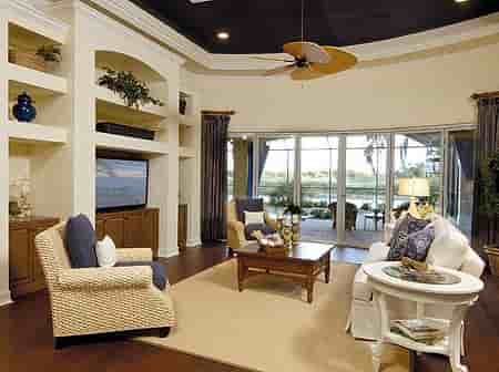 Florida, Mediterranean House Plan 60519 with 3 Beds, 3 Baths, 3 Car Garage Picture 11