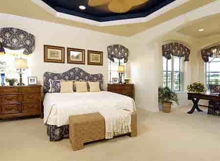 Florida, Mediterranean House Plan 60519 with 3 Beds, 3 Baths, 3 Car Garage Picture 9