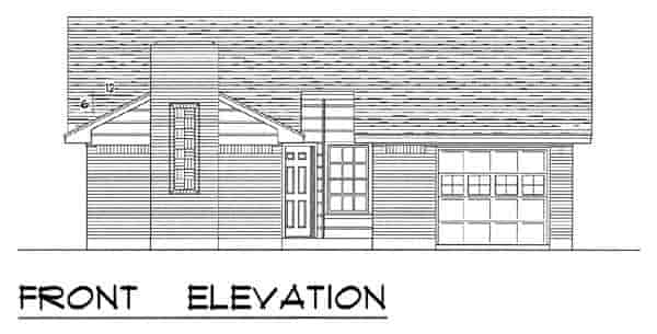 Country, Ranch, Traditional House Plan 60803 with 3 Beds, 2 Baths, 1 Car Garage Picture 3