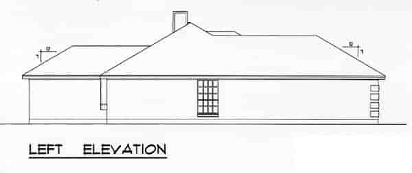 European, Traditional, Tudor House Plan 60807 with 3 Beds, 2 Baths, 2 Car Garage Picture 1