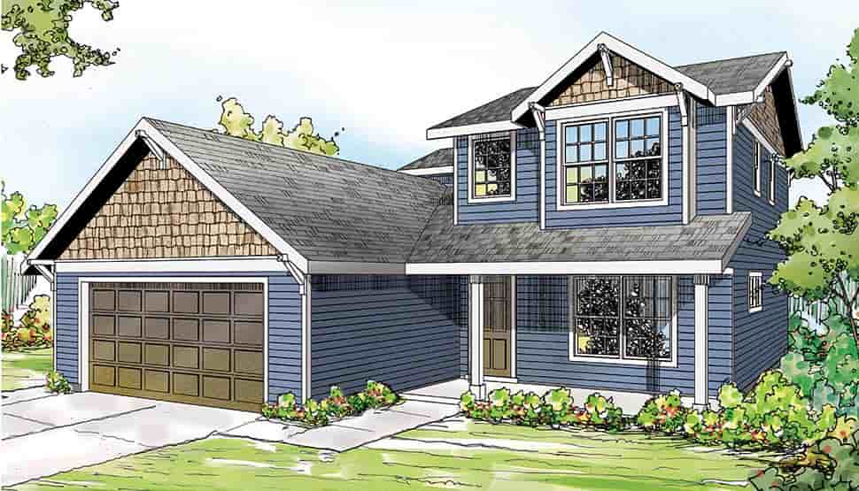 Contemporary, Country, Ranch, Traditional House Plan 60921 with 4 Beds, 3 Baths, 2 Car Garage Picture 3