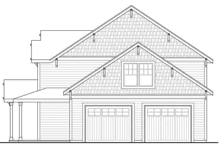 Country, Traditional House Plan 60943 with 3 Beds, 3 Baths, 2 Car Garage Picture 2