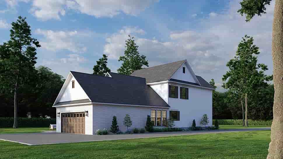 Country, Farmhouse, Southern House Plan 61001 with 4 Beds, 3 Baths, 2 Car Garage Picture 6