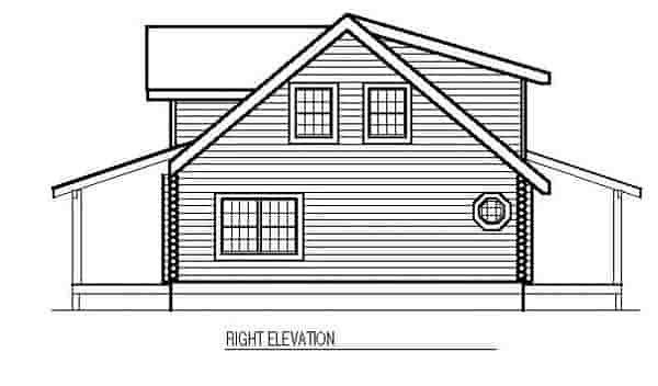 Country, Log House Plan 61133 with 3 Beds, 3 Baths Picture 2