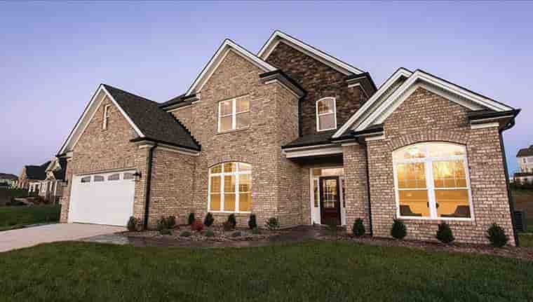 Traditional House Plan 61162 with 5 Beds, 3 Baths, 2 Car Garage Picture 5