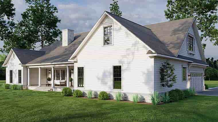 Cape Cod, Country, Traditional House Plan 61219 with 4 Beds, 3 Baths, 2 Car Garage Picture 5
